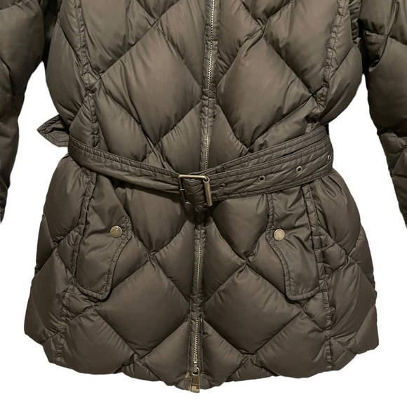 Burberry Brit Diamond Quilted Down Women Jacket Size M - Picture 4 of 13